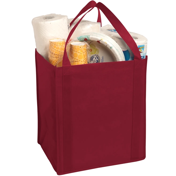 Burgundy color option for Grocery Tote With Insert