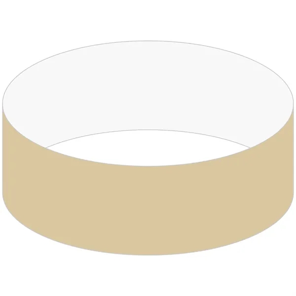 Gold 7501 color option for 1" Tyvek Tear Stub Wristband