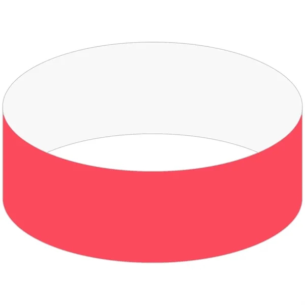 Red 1785 color option for 1" Tyvek Tear Stub Wristband
