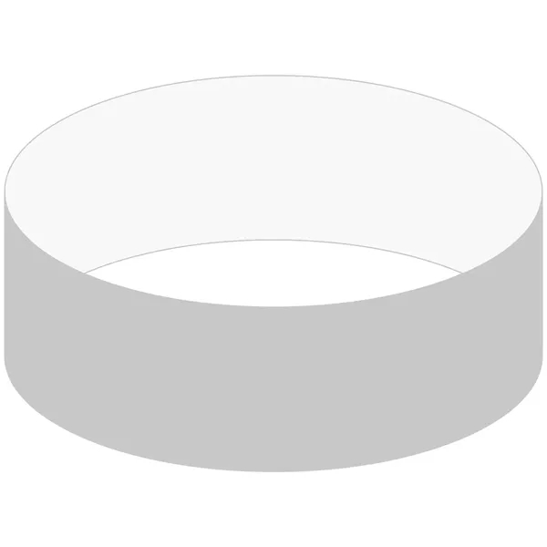Silver Cool Gray 3 color option for 1" Tyvek Tear Stub Wristband