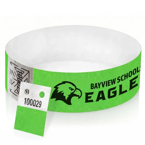 Main photo of 1" Tyvek Tear Stub Wristband