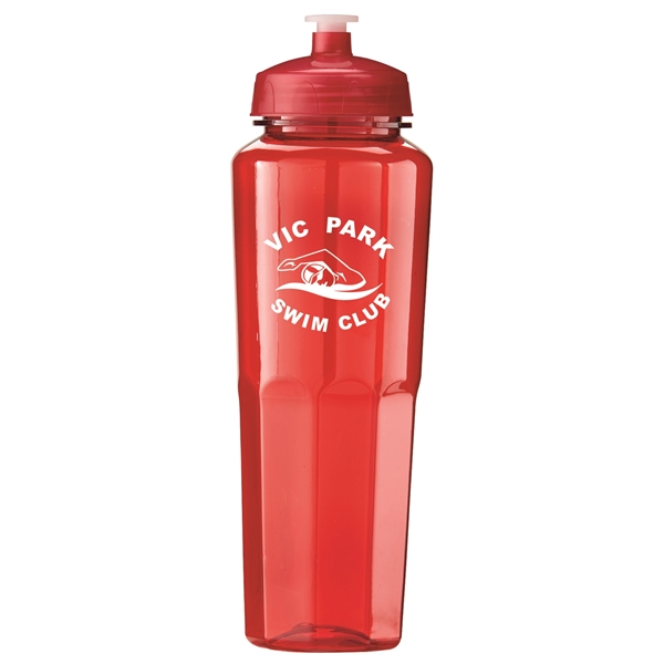 Translucent Red color option for 32 Oz. Sports Water Bottle