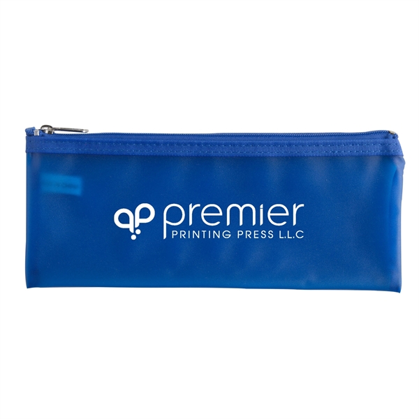 Frosted Blue color option for Frosted Pencil Pouch