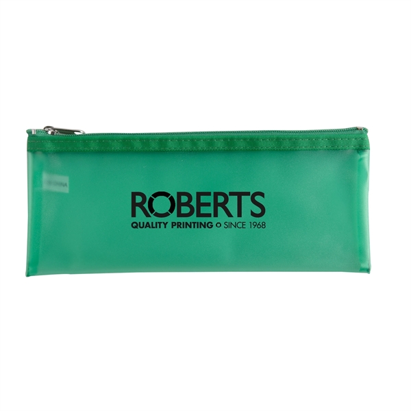 Frosted Green color option for Frosted Pencil Pouch