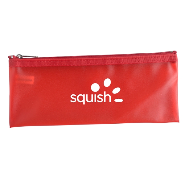 Frosted Red color option for Frosted Pencil Pouch