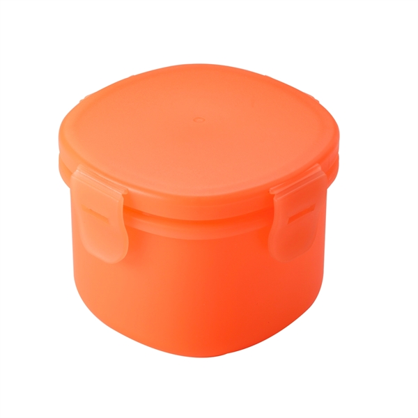 Translucent Orange color option for Snack In Food Storage Container