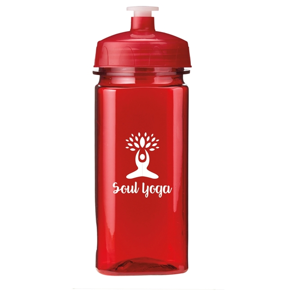 Translucent Red color option for 16 Oz. Sports Water Bottle