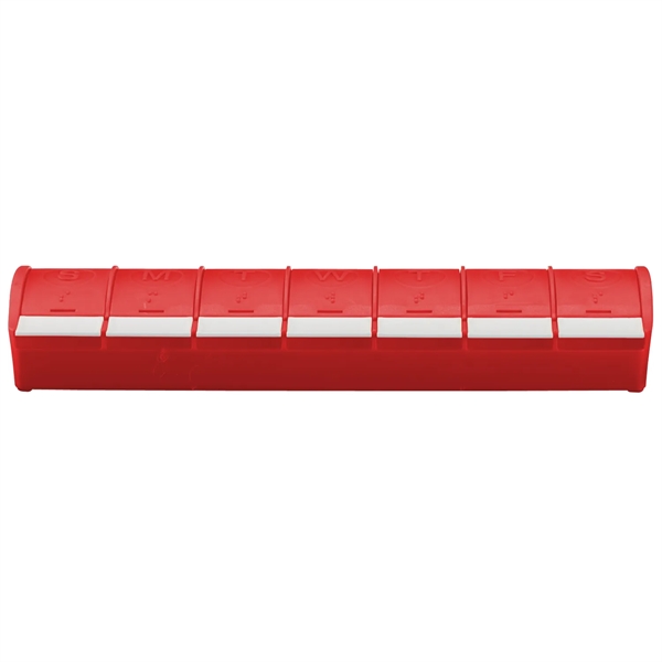 Red color option for Snap Open 7 Day Med Minder