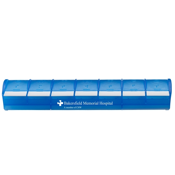 Translucent Blue color option for Snap Open 7 Day Med Minder
