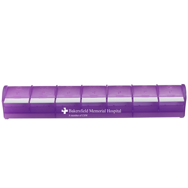 Translucent Purple color option for Snap Open 7 Day Med Minder