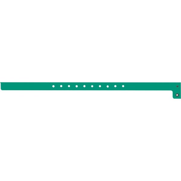 Green color option for 1/2" Super Plastic Wristband