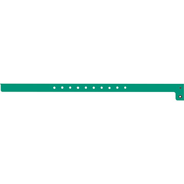 Kelly Green color option for 1/2" Super Plastic Wristband