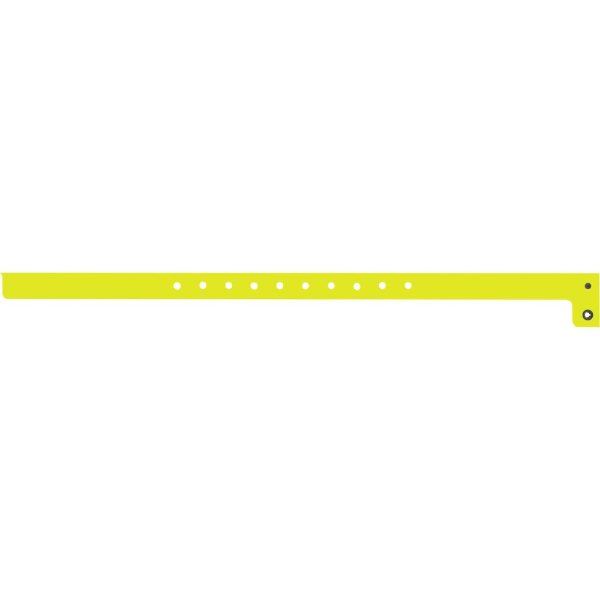 Yellow color option for 1/2" Super Plastic Wristband