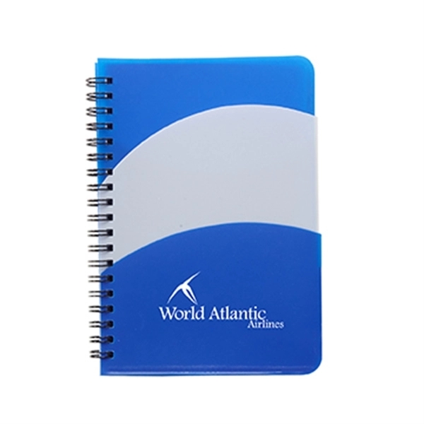 Blue color option for 5" X 7" Santiago Double Pocket Spiral Notebook