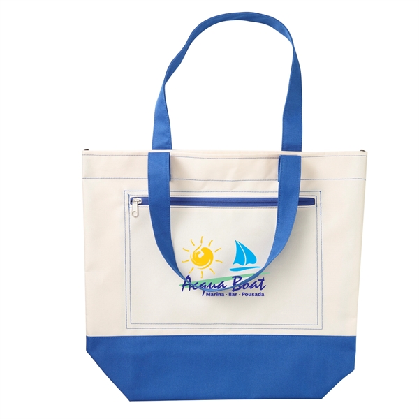 Royal Blue color option for Boat And Beach Tote Bag