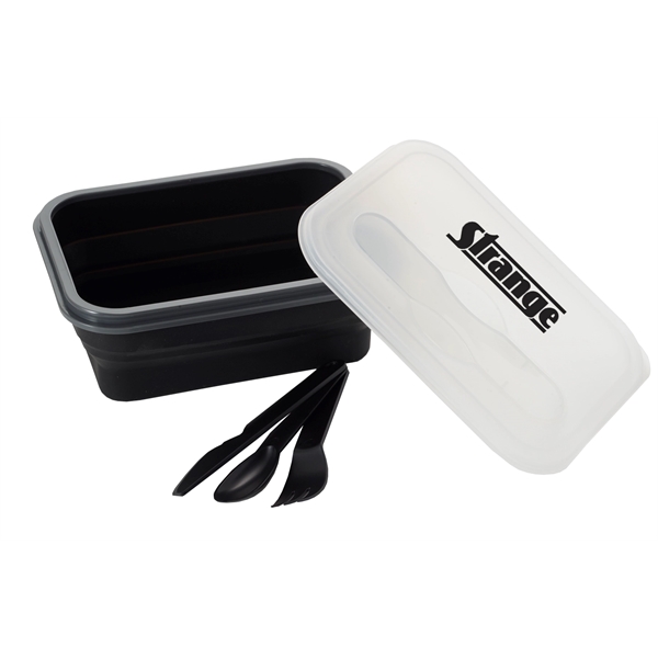 Black color option for Collapse'n Silicone Lunch Container