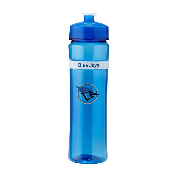 Translucent Blue color option for 22 Oz Polysure Spirit Water Bottle