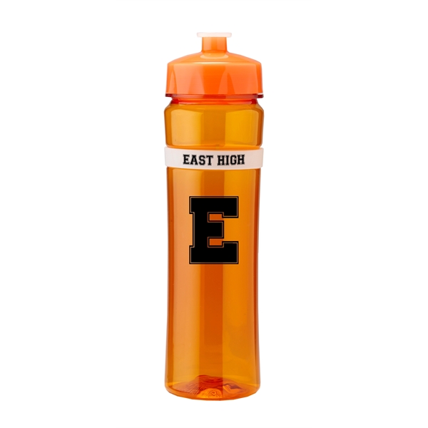 Translucent Orange color option for 22 Oz Polysure Spirit Water Bottle