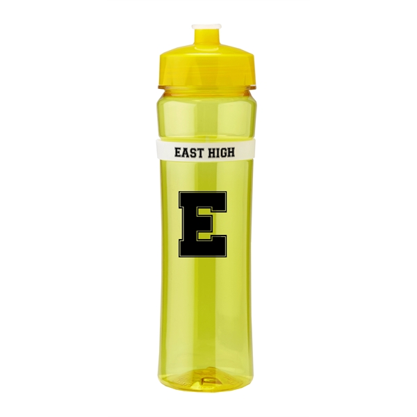 Translucent Yellow color option for 22 Oz Polysure Spirit Water Bottle