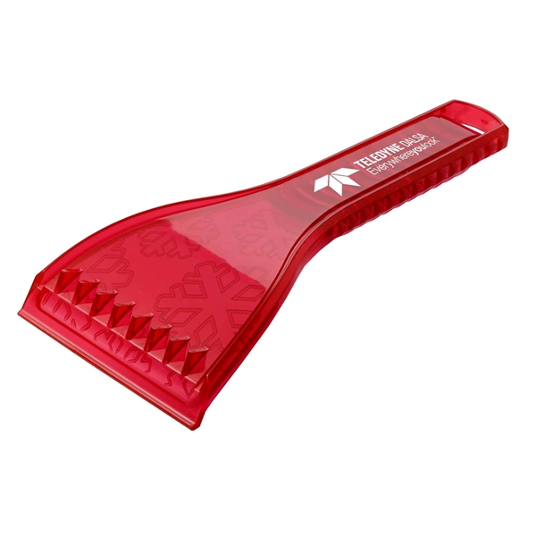 Translucent Red color option for Snowflake Ice Scraper
