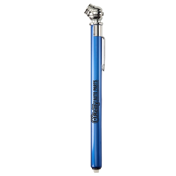 Metallic Blue color option for High Pressure Aluminum Tire Gauge