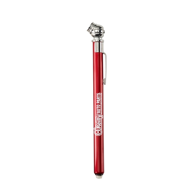 Metallic Red color option for High Pressure Aluminum Tire Gauge