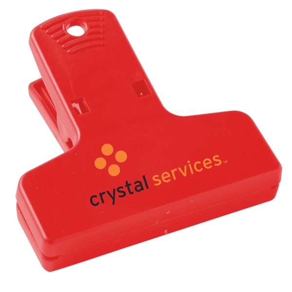 Red color option for 2 1/2" Keep It Chip Clip For Bags