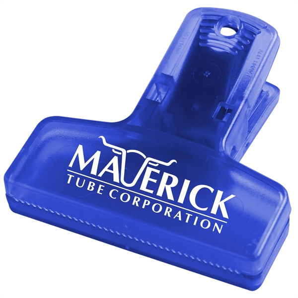 Translucent Blue color option for 2 1/2" Keep It Chip Clip For Bags