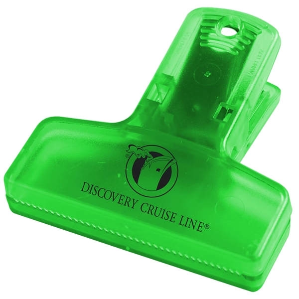 Translucent Lime color option for 2 1/2" Keep It Chip Clip For Bags