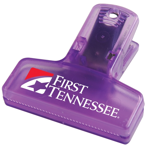 Translucent Purple color option for 2 1/2" Keep It Chip Clip For Bags