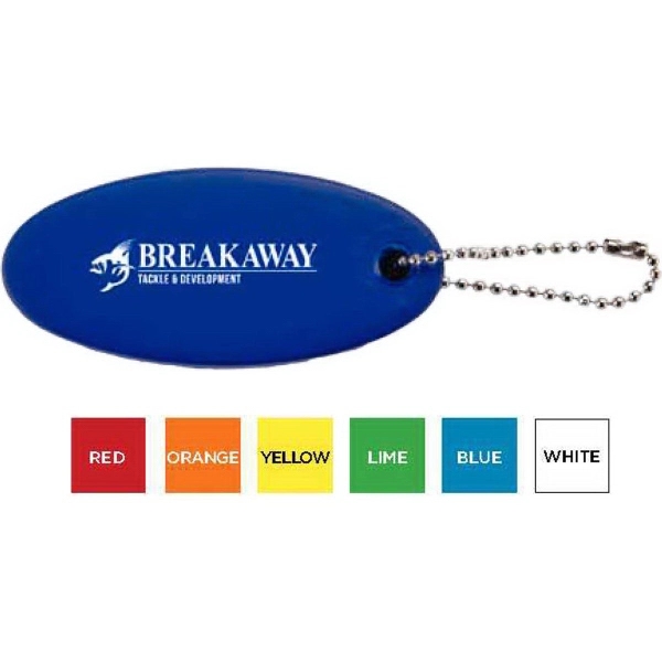 Blue color option for Oval Floating Key Tag