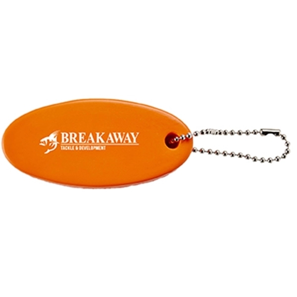 Orange color option for Oval Floating Key Tag