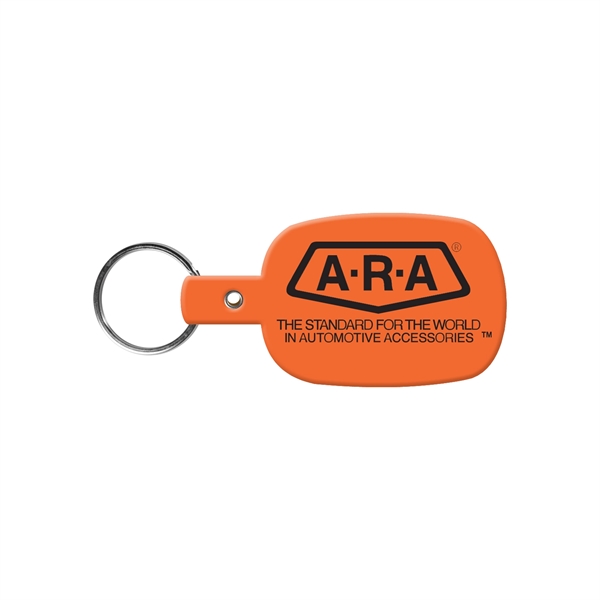 Orange color option for Rounded Rectangle Key Tag