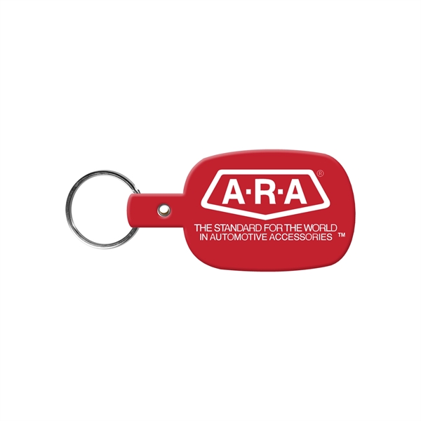 Red color option for Rounded Rectangle Key Tag