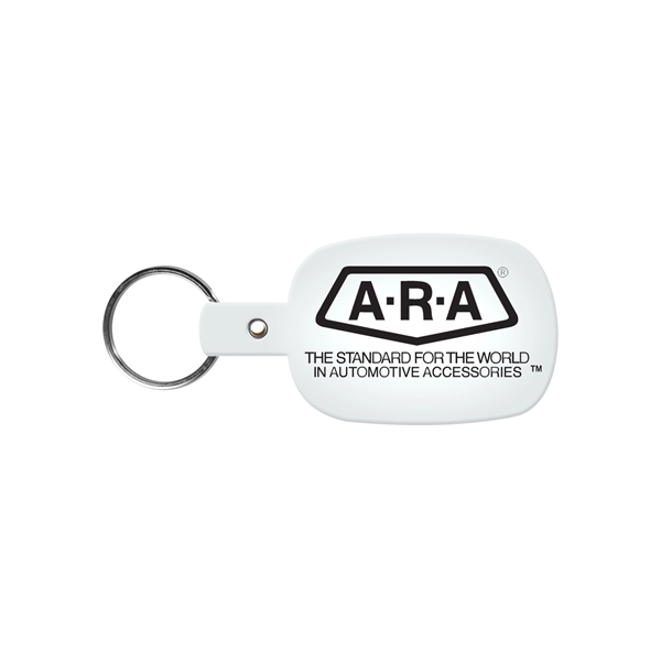 Translucent Frost color option for Rounded Rectangle Key Tag
