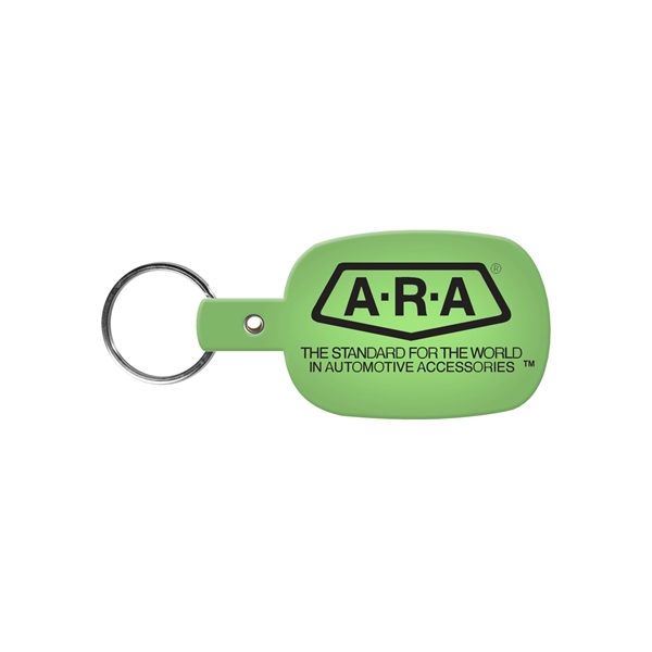 Translucent Lime color option for Rounded Rectangle Key Tag