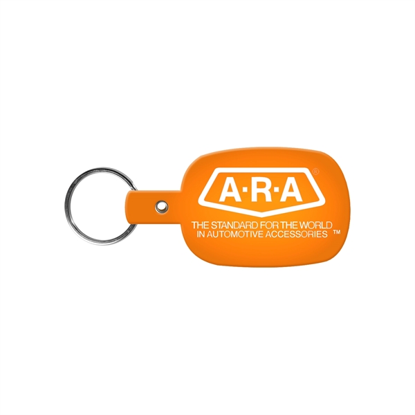 Translucent Orange color option for Rounded Rectangle Key Tag