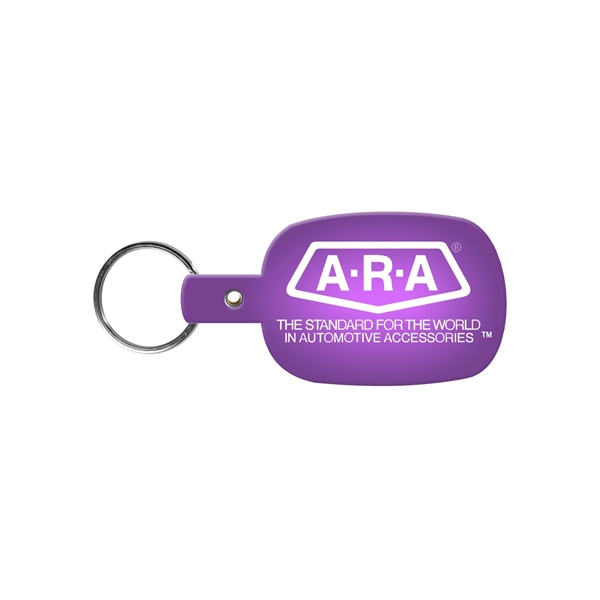 Translucent Purple color option for Rounded Rectangle Key Tag