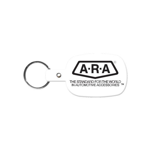 White color option for Rounded Rectangle Key Tag