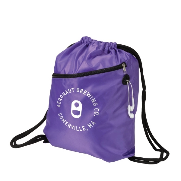 Purple color option for Prevail Drawstring Sports Backpack