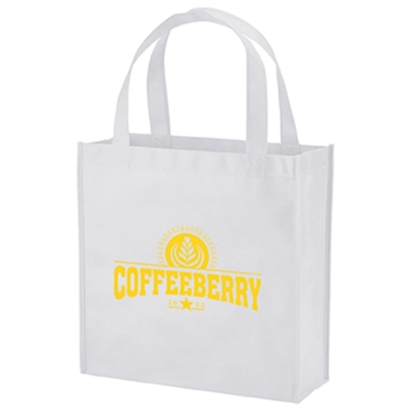 White color option for Market Tote With 5" Gussets
