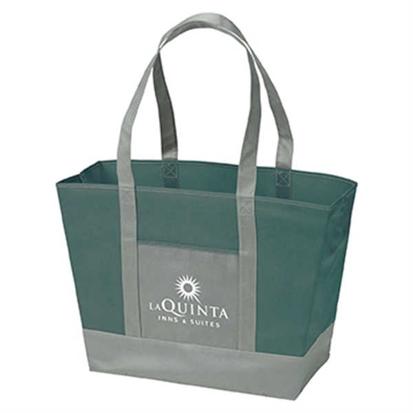 Hunter Green color option for Beach Tote Bag   Lake Powell Non Woven