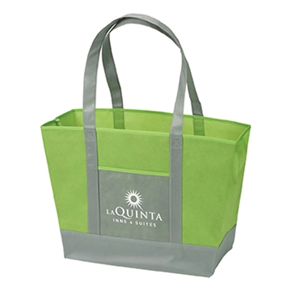 Lime color option for Beach Tote Bag   Lake Powell Non Woven