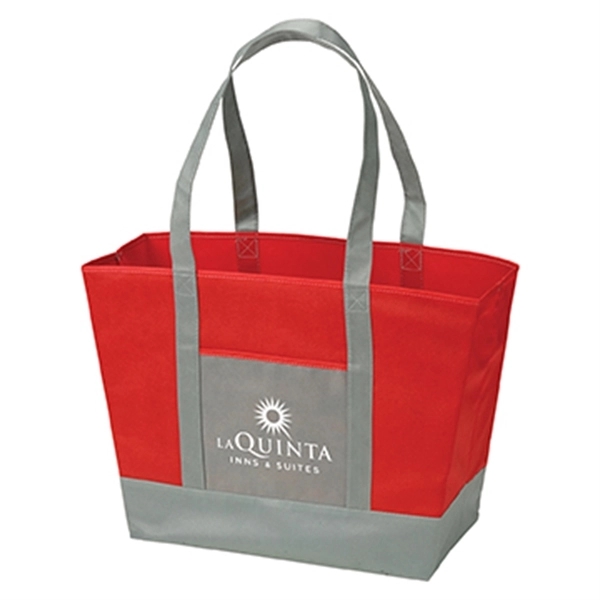 Red color option for Beach Tote Bag   Lake Powell Non Woven