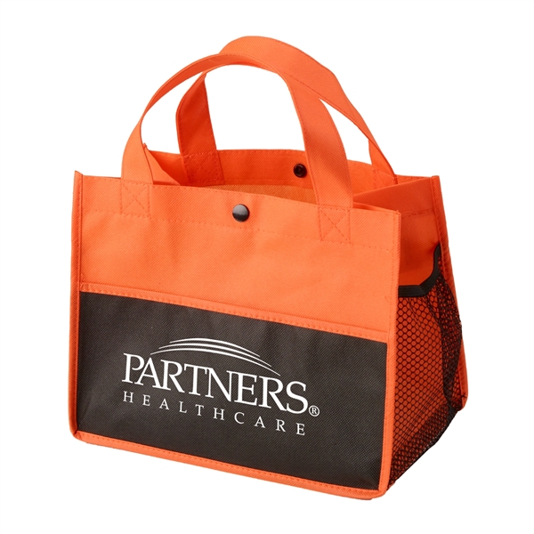 Orange color option for Non Woven Lunch Tote