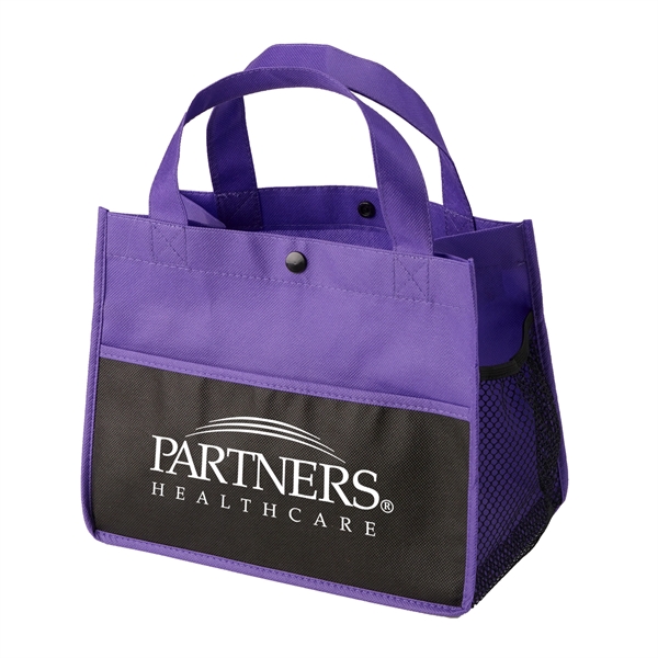 Purple color option for Non Woven Lunch Tote