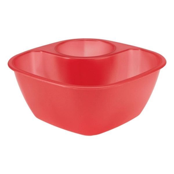 Translucent Red color option for Dip It Snack Bowl