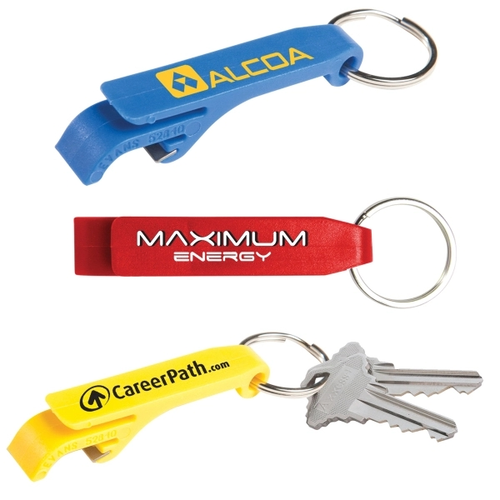 Main photo of Bottle Opener Beverage Wrench Keychain