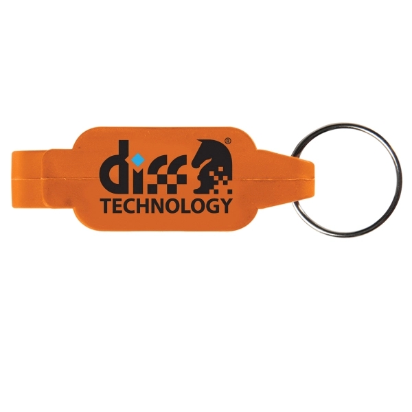 Orange color option for Rectangular Bottle Opener Beverage Wrench Keychain