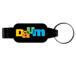 Photo of Rectangular Bottle Opener Beverage Wrench Keychain